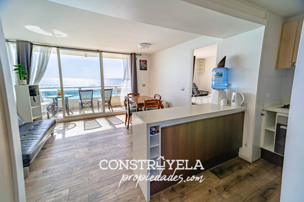 Depto Laguna del mar con vista a playa La serena | Construyela Propiedades