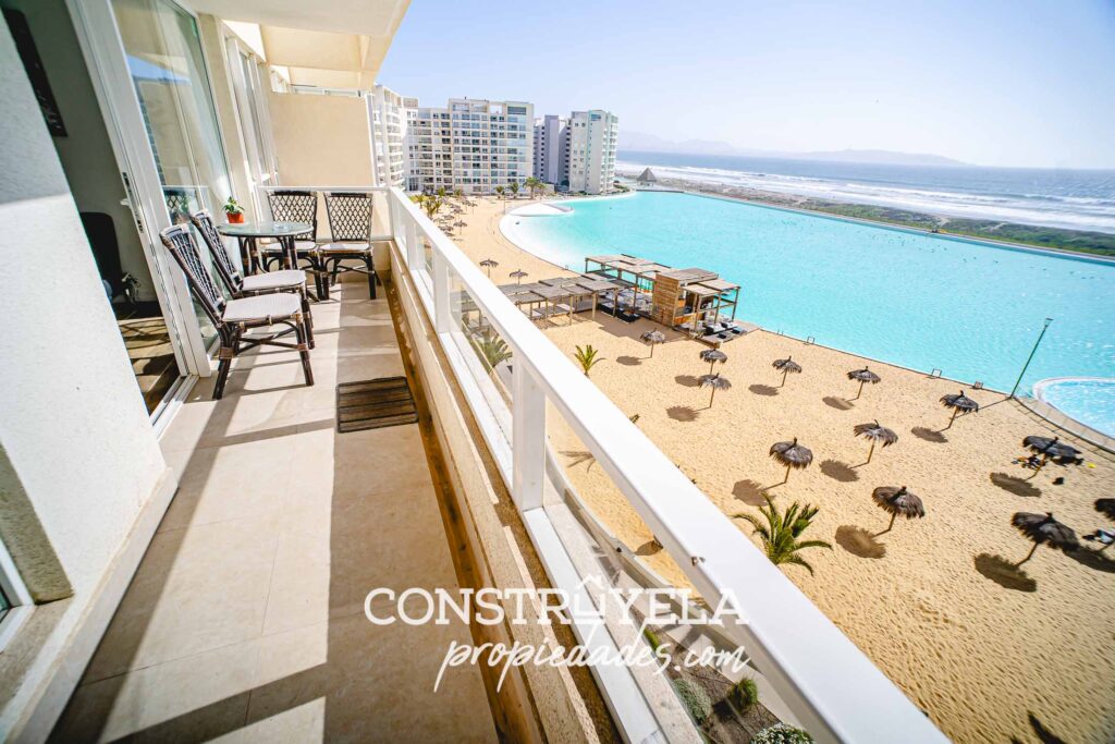 Depto Laguna del mar con vista a playa La serena | Construyela Propiedades
