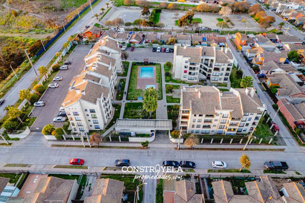 Departamento en La Serena, reconocido condominio de barrio San Joaquin | Construyela Propiedades, La Serena